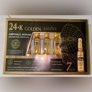 24K Golden Ampoule Serum - Luxurious Gold Skincare 7 Day Set K-Beauty Korean
